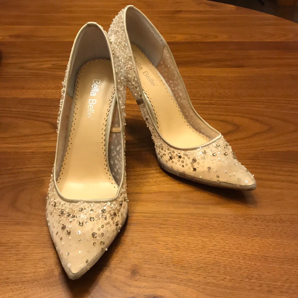 Bella Belle Elsa Nude Crystal Illusion Wedding